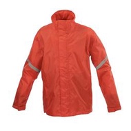 [安信騎士] KOMINE RK-5433 兩件式雨衣 紅 男女版 雨褲 附收納袋 騎士雨衣 透氣 高反光 RK5433