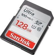 SanDisk 128GB Ultra SDXC UHS-I Memory Card - 120MB/s, C10, U1, Full HD, SD Card - SDSDUN4-128G-GN6IN