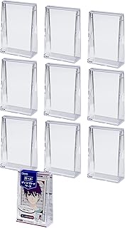 Inomata Chemical 3855 Card Display Case, Pack of 10, Made in Japan, Clear, 3.2 x 1.3 x 4.6 inches (8