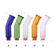 510 Bended Glass Drip Tip Drip Tip 510 Tip Transparent Glass Metal Tip 25.12.1