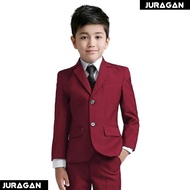 jas hitam perpisahan sekolah anak laki laki semi formal