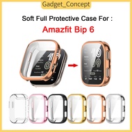 Amazfit Bip6 Soft TPU Case Full Coverage Shockproof Case for Amazfit Bip 6 , Bip 5