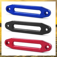 (HARB) 10 Inch 12000 Winch Rope Guide Hawse Aluminum Fairlead for Off Road 4WD Rope Silver Rope Guid