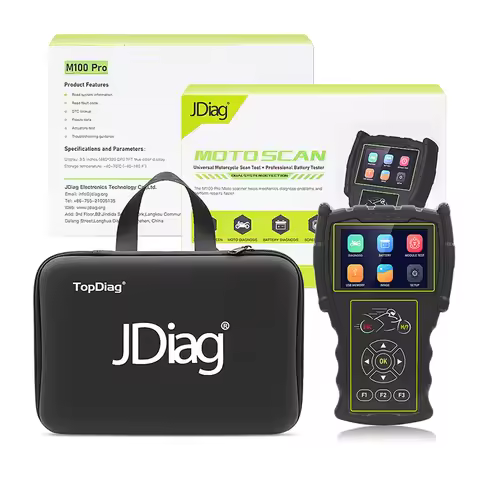 For JDiag M100 Pro Code Reader Motorcycle Diagnostic Scanner For BMW Honda Yamaha Suzuki KTM AEON AB