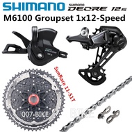 SHIMANO DEORE M6100 Groupset 11-50T 11-51T Mountain Bike Groupset 1x12-Speed SUNSHINE SunRace CSMZ90