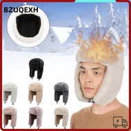 BZUQEXH Bomber Hat Women Men Windproof Trapper Winter Hat