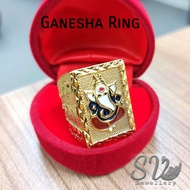 Cincin Emas Korea Lelaki SW - Cincin Lelaki (OHM SUNSKRIT DOLLAR SEMPOA GANESHA) (ER390)(ER358)(ER36