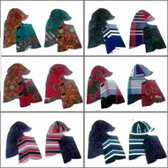 Topi Welder Proyek Kupluk Las Sebo Kerpus Safety Pelindung Wajah Motif Batik