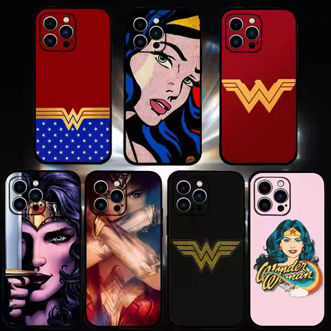 w-Wonders-Womans-Apple IPhone11 12 13 14 15 16 17 Pro Max Iphone17 Pro Max 17Pro 17 Air Funda Dura D