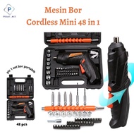 BOR48-Bor Baterai Cordless Mini Mesin Portable Obeng Screwdriver