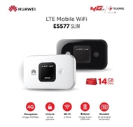 Modem Mifi 4G All Operator Huawei E5577 Slim Telkomsel 14GB