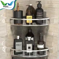Wars Wall Shelf Stainless Steel Aluminum Bathroom Shampoo Soap Holder