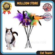 Millionstore cat teaser stick kucing accessories kucing mainan cat toy cat toys for cats mainan kuci