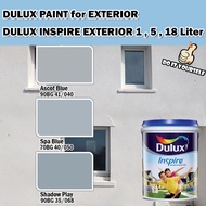 ICI DULUX INSPIRE EXTERIOR PAINT COLLECTION 18 Liter Ascot Blue / Spa Blue / Shadow Play