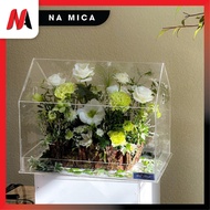 (Bulk Wholesaler) Display Box - House-Shaped Mica Box - Mica Flower Box - Flower Display Box