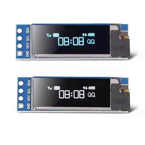 0.91 Inch 6Pin IIC I2C SPI Interface OLED White LCD Display Module 0.91" Drive SSD136 Board For Ardu