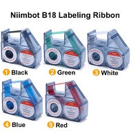 NIIMBOT B18 Label Maker Labeling Ribbon,Replacement Refill Tapes for B18 Thermal Transfer Label Prin