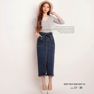 (TERKINI) Rok Gamis Panjang - Skirt Rok Panjang Span Rumbai - Rok Panjang Span Belt - Rok Belah Depa
