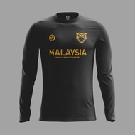 [READY STOCK] Malaysia ''Harimau Malaya" Jersey Black/Gold - LONGSLEEVE