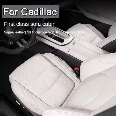 NAPPA Leather Car Seat Cover Seat Cushion Auto Seat Protector Pad For Cadillac Escalade CTS ATS SRX 