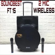 speaker aktif portable 15inch soundbest FT15