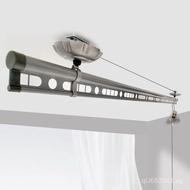 Indoor Quilt Drying Rack Hand-cranked Balcony Single Rod Smart Clothes Drying Rack Donglong Lifting 