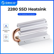 ORICO Heatsink Cooler M.2 NGFF PCI-E NVME 2280 SSD Heat Dissipation Radiator with Thermal Silicone Pad for PS5 Laptop