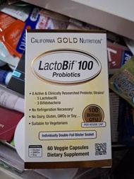 30/60 粒 100億 California Gold Nutrition LactoBif 100 益生菌