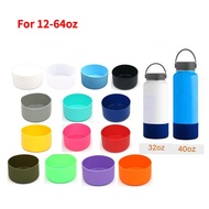 7.5cm/9cm/12cm Silicone Boot for Hydro Flask 12,16,18,20,21,24,32,40,64 oz 350-1800ml Water Bottle B