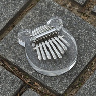 8 keys mini Kalimba transparent bear crystal kalimba Thumb Piano Acoustic Finger Piano Music Instrum