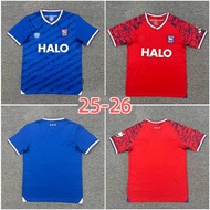 25/26Ipswich Town Home Away Jersey Men's Football Shirt