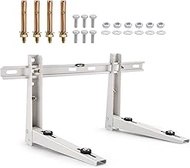 Outdoor Mini Split Wall Mounting Bracket, Universal Outdoor Mount for 7000-18000 Btu Condenser Mini 