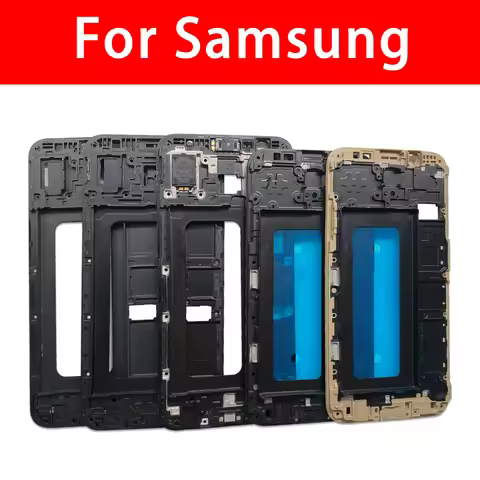 10 Pcs For Samsung J4 Prime J4 Core J6 Plus J7 2017 J730 Front Housing Chassis Plate LCD Display Bez
