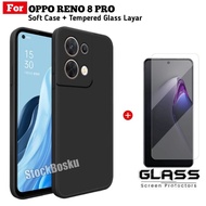 Soft Case Oppo Reno 8 Pro / Oppo Reno 8 5G Silicon Black Slim Matte