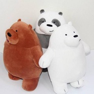 Zona_Storee075- We Bare Bears 30cm Doll Quality Cat Stuffed Bears