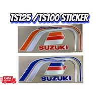 TS125 TS100 STICKER LIMITED STICKER NOSS STICKER TS100 GRAPHIC TS100