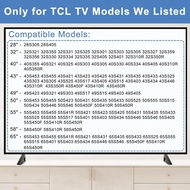 TV Base Stand for TCL Roku Smart TV, TV Legs for TCL TV Stand Legs, for 28 32 40 43 49 50 55 65 Inch