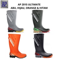 HIJAU Good to Wear AP Ultimate 3 215 Color Green Gray Orange SIZE 3943 Waterproof Long Safety BOOTS 