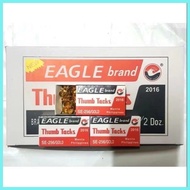 Ⅶ ⚵ ↙ Eagle Brand Thumbtacks 24 dozen per box