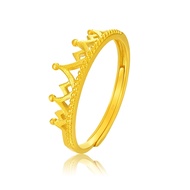 Chow Tai Fook Pure Gold Ring - Crown F217319