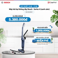 [25-29.06] Voucher Lazada đến 1TR | Máy hút bụi không dây Bosch BCH3K2851 - Series 4 (xanh xám) - Hà