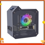 For 5 Mini Tower Fan Kit JST 4 Pin Port Fan Kit with 0.96 Inch OLED Display Active Cooler Kit US Plu