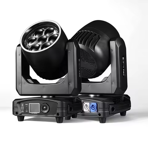 7x40W Bee Eye Beam Wash RGBW 4in1 LED dmx Spotlight Moving Head dj disco strobe stage lights