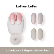 เมาส์บลูทูธไร้สาย OE904 Lofree แล็ปท็อปหญิงน่ารักแท็บเล็ตเกมสำนักงานสากล