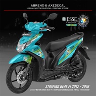 Striping BEAT Fi Esse Change Vinyl & Transparent Material Honda Motorcycle Sticker/ BEAT Fi 2012 - 2