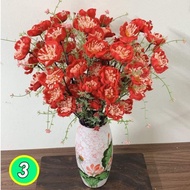 HOA TRÀ GẠO cổ 60cm - Hoa Trà Xốp - Trang trí decor phòng khách giỏ hoagiỏ quà... trang trí tết 2024