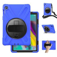 เคสสำหรับ Samsung Galaxy Tab S5e 10.5 2019เคส (720/T725) ขาตั้งหมุนได้360องศา [สายคล้องไหล่แบบพกพา] 