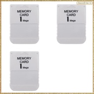 [K O G X] 3X for 1  Memory Card for PS1 PS One for  1 Game Console Save Game Data Saving Progress 1M