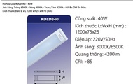 ĐÈN TUÝP BÁN NGUYỆT 1M2 LED 40W DUHAL KDLD840 ÁNH SÁNG TRẮNG 6500K