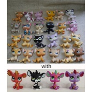 5pcs/Lot LPS Action Figure Toy Random Littlest pet shop Cat Dragon